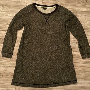 3/$25 Armani Exchange Knit Sweater Dress / Long Sweater | Dark Grey Marl | Size